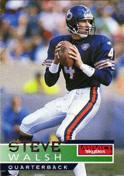 Steve Walsh Chicago Bears 1995 SkyBox Impact NFL #24